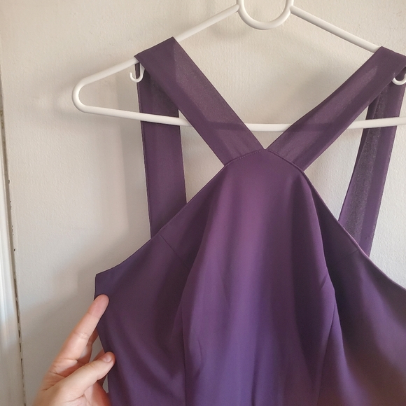 Lulus Women's Evermore Skater Dress Plum Purple Size S Special Occasion cocktail - Picture 6 of 15